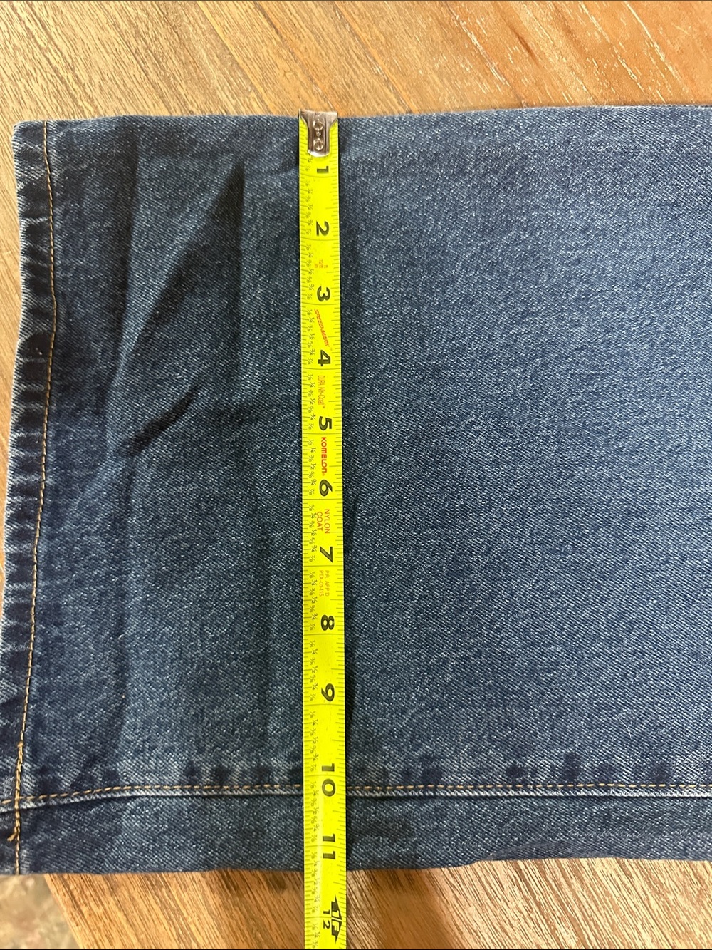 12th Tribe Dawson Medium Low Rise Wide-Leg Jeans. Sz. 30 vintage blue. - Picture 7 of 8